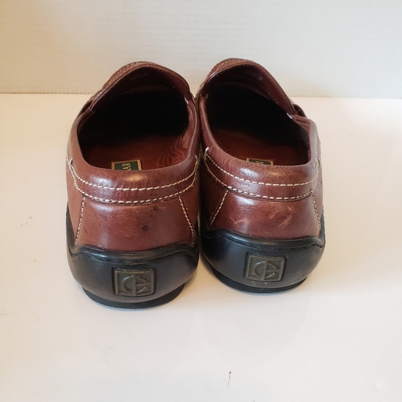 Cole Haan Mens Brown Leather Penny Loafer Slip On Shoes, - Picture 4 of 8